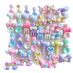Mini Varita Musical Mágica con Forma de Nota Musical, Pasador de Pelo de Resina con Forma de Luna, Dijes Delgados CHENXI Art para Decoración de Fundas de Teléfono, Navidad y Halloween - Product Image 1