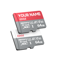 Tarjeta TF Original de Alta Velocidad con Logotipo Personalizado, 16GB 32GB 64GB 128GB 256GB, Tarjeta de Memoria SD para MP3, GPS, Coche, Teléfonos Móviles con CID