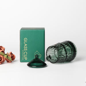 Venta caliente taza de vidrio personalizable colorida taza de leche de té reutilizable para café té cerveza agua para regalos de negocios o Navidad - Product Image 4