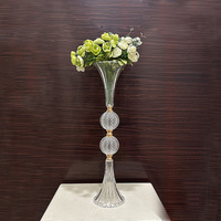 Acrylique Transparent Vase Table Fleur Stand Centres De Table De Mariage Fleur Titulaire Props Partie Événement Table Décoration