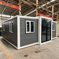 Maison Modulaire 1 Chambre, Aménagement Personnalisé, Conception 3D, Conteneur Extensible, Maison Préfabriquée Moderne, Maisons Mobiles Pliables Prêtes à l'emploi à Vendre