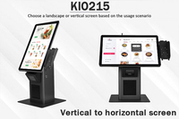Kiosque de caisse en libre-service Windows de 21.5 pouces avec écran tactile Système de caisse enregistreuse Pos Pc