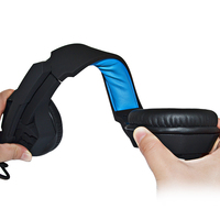 Casque de jeu stéréo flexible avec microphone, prise jack 3,5 mm, design filaire supra-auriculaire, réduction de bruit ENC, étanche IPX-7, hybride