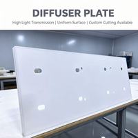 Plaque diffuseur de lumière en acrylique PMMA sur mesure, haute transmission, anti-éblouissement, pour panneau LED et boîte à lumière