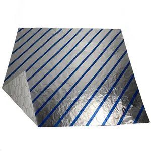 Burger Foil Paper Sandwich Aluminum Foil Coated Wax Paper For Fast Food Burger Sandwich Wrap