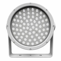 Projecteur LED extérieur DMX 512 216W RGB IP65 étanche pour place publique, jardin, parc
