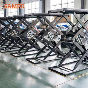 SAMFD 3.5 tonnes bas prix ultra mince palan pleine hauteur ciseaux voiture ascenseur - Product Image 6