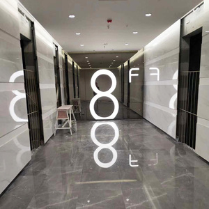 Nhà hàng thiết kế xây dựng Glow LED ánh sáng thư tùy chỉnh quảng cáo Logo Acrylic 3D Led Ngoài Trời bảng hiệu cho cửa hàng - Product Image 6