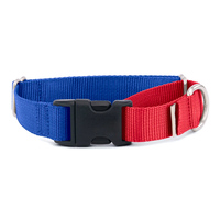Collier Martingale pour Chien en Nylon Simple, Robuste, Durable, Léger et Réglable avec Anneaux en Métal