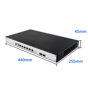 BKHD personalizzato 1U dispositivo Firewall montaggio Rack PVC-B75/B85/Z87 6 lan <span class=keywords><strong>2</strong></span> sfp + 10G supporto 4G - Product Image 4