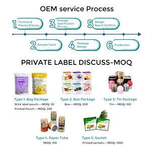 Lait en poudre doré Superfood Latte au curcuma Ashwagandha Latte mélange soutien relaxation et sommeil réparateur Marque privée - Product Image 6