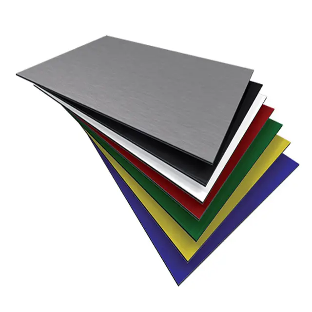 Acp/ACM tấm 3mm 4x8 tường ốp Pe/pvdf/feve 1220x2440mm Nhôm Composite Panel