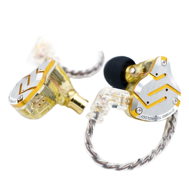 KZ ZS10 PRO Headset In-Ear Earphone 4BA 1DD 10 Units Headphone HIFI Bass Noise Cancelling Earbuds