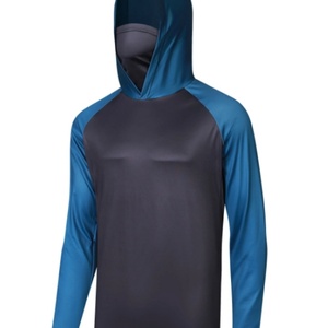 เสื้อตกปลาผู้ชาย OEM UPF50+ ลายพราง แขนยาว แห้งเร็ว ระบายอากาศดี มีฮู้ดพร้อมหน้ากาก ไซส์ใหญ่สำหรับผู้ใหญ่ - Product Image 4