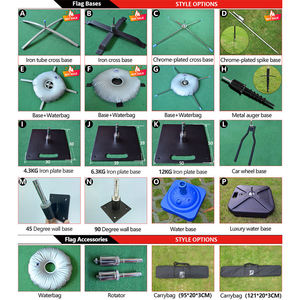 Набор для изготовления пляжного баннерного флага: флажки-свопперы, включая флагшток для пляжного флага 5 м, основание для пляжного флага, стенд для пляжного флага - Product Image 6