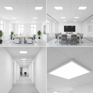 <span class=keywords><strong>Panel</strong></span> de Luz <span class=keywords><strong>LED</strong></span> de Techo Ecológico, Regulable de 1-10V, 120x30, <span class=keywords><strong>120x60</strong></span>, 62x62, 60x60, con Sensor de Microondas - Product Image 6