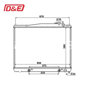 Radiador Soldado para Automóvil OEM 214100W517 214600W510 para NISSAN PATHFINDER 3.3 V6 1996-2000 - Product Image 5