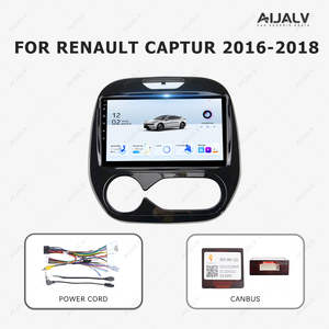 Android 9 pollici Auto AC multimediale navigatore cruscotto Stereo cornice Video portatile per <span class=keywords><strong>RENAULT</strong></span> CAPTUR 2016-2018 UV cruscotto - Product Image 4