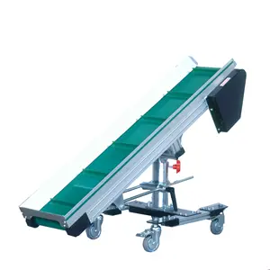 Belt conveyor/finished product focusing mechanical small portable inclined conveyor