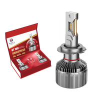 Tobys GT100 h4 h1 h13 h7 ampoule de phare led 200w phares led de voiture 20000lm