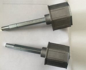 Embout réglable pour boîtier en aluminium de volet roulant avec pivot en acier, s'adapte facilement au tube, installation facile pour tube de 60/70 mm - Product Image 4