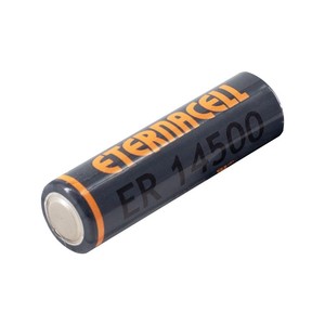 Batería de bobina de litio primaria SAFT ER14500 3.6V 2.6AH 9.36Wh LiSOCl2, celda cilíndrica tamaño AA 2600mAh 9360mWh ER14505 - Product Image 1