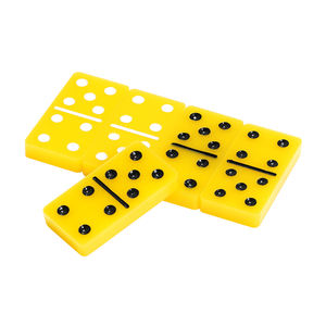 Dominos en acrylique personnalisables, dominos de haute qualité fabriqués en usine avec des points noirs, divers effets disponibles pour le jeu et la collection - Product Image 3