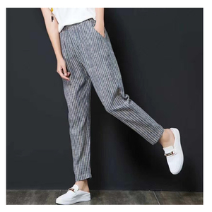 Tela de <span class=keywords><strong>Lino</strong></span> Suave Pura con Rayas Regulares, Precio <span class=keywords><strong>por</strong></span> <span class=keywords><strong>Metro</strong></span> - Product Image 1