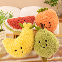Juguetes de Peluche Súper Suaves de la Nueva Serie de Frutas al por Mayor: Piña, Fresa, Sandía, Muñecos para Lanzar en Bodas, ODM, PP, Alivio del Estrés