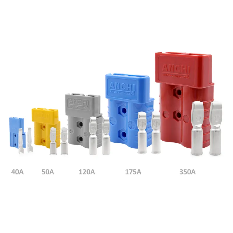 2PIN 40A 50A/120A/175A/350A 600V for anderson connector High current connector connector electric forklift battery charging plug