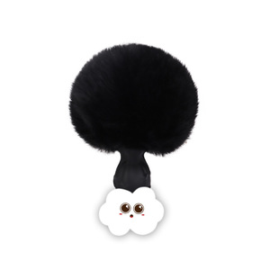 Plug anal en silicone Rainy Night avec queue de renard, noir, sensation réaliste, jouet pour adultes - Product Image 4