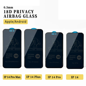 Đầy Đủ Bìa Kingkong Tempered Glass 3D Túi Khí 18D Sự Riêng Tư Bảo Vệ Màn Hình Cho iPhone 15 14 13 Cho <span class=keywords><strong>Samsung</strong></span> - Product Image 2