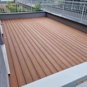 Bên ngoài vườn <span class=keywords><strong>decking</strong></span> UV kháng không trượt 3D hạt gỗ sàn nổi Ván <span class=keywords><strong>WPC</strong></span> cho bên ngoài - Product Image 3