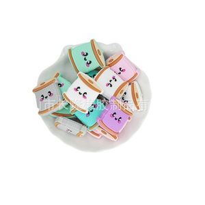 Silicone Baby Teething <b>Beads</b> Cartoon <b>Thread</b> Spool Shape Soft Toy For 0 24 Months Unisex - Product Image 2
