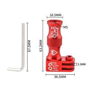 MUQZI Xe Đạp Wheel <span class=keywords><strong>Hub</strong></span> Bracket Chủ Nối Phát Hành Nhanh Chóng Trục Camera Núi Hợp Kim Nhôm Tripod Chủ Kẹp - Product Image 3