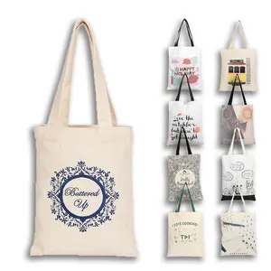 High King Cheap Canvas Shopping Tote Large Custom With Logo For Women Hand Bags
