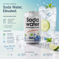 Usine de boissons OEM, marque privée, sodas et eaux gazeuses, eaux gazeuses aromatisées sur mesure, boissons gazeuses, hard seltzer en canettes