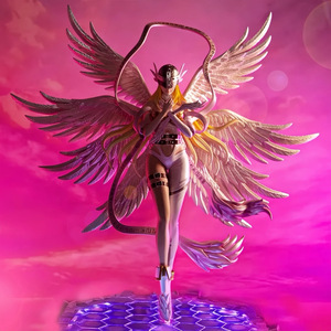 <span class=keywords><strong>Figuras</strong></span> de Anime <span class=keywords><strong>Digimon</strong></span> Adventure Modelo de PVC Colección Angewomon Angemon <span class=keywords><strong>Figuras</strong></span> de Acción con Luz Regalo de Juguete para Día de San Valentín - Product Image 5