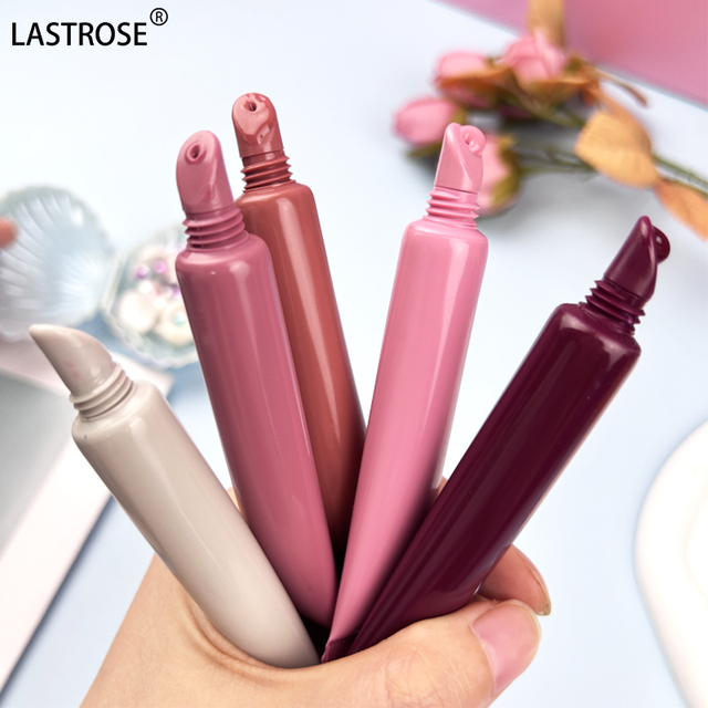 High-Shine 10ml Lip Gloss with Moisturizer Lip Plumping Volumizing Pink Tube Private Label Lip Plumper