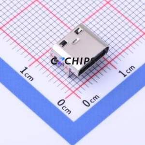 TYPE C-DB-108PWB USB Connector SMD Connector ( Connector Type: Type-C )( Gender: Female )( Mounting Type: Horizontal Mount ) - Product Image 1