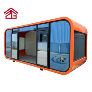 Apple Cabin Pod Container House Modern Outdoor Popular Casa prefabricada Casa <span class=keywords><strong>de</strong></span> trabajo móvil Oficina 10ft 20ft Allstar 3 años - Product Image 3