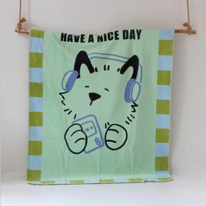 Anpassbare Weiche Doppelseitig Bedruckte 100*140cm Büro Zuhause Sofa Bett Polyester Stoff Fuchspelz Wurfdecke - Product Image 4