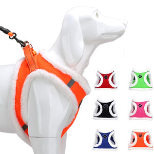 <span class=keywords><strong>Harness</strong></span> anak anjing liburan Natal Besar Sedang Kecil jaring udara musim dingin Fleece Lined dapat disesuaikan - Product Image 1