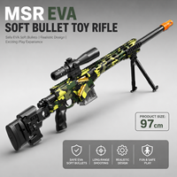 Pistolet Blaster à Billes Souples Rétractable Handi 97CM MSR – Jouet Pistolet Éducatif à Billes Éclaboussantes – Modèle de Tir – Vente Chaude