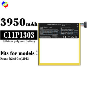 แบตเตอรี่โทรศัพท์มือถือ 3950mAh C11P1303 <span class=keywords><strong>Nexus</strong></span> 7 Gen2 2013 สำหรับ <span class=keywords><strong>ASUS</strong></span> Google <span class=keywords><strong>Nexus</strong></span> 7 - Product Image 2