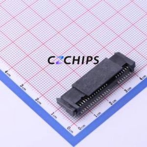 LD2122F-S0PL6H Hard Drive Connector (SAS/<b>SATA</b>/<b>M.2</b>) SMD,P=1.27mm Connector <b>SATA</b> Female 22P Horizontal Mount - Product Image 1