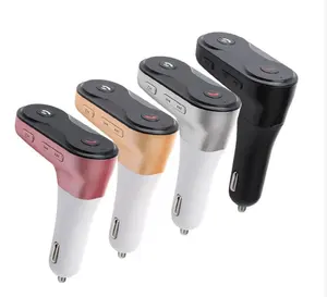 C8 series portable car kit MP3 player FM transmitter car charger one USB port support TF card play phone call with MIC 2021