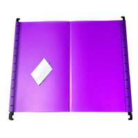 Dossiers suspendus A4 durables en pastel avec onglets intégrés et agrafes métalliques, en PP, pour présentations