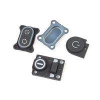 Teclado de Silicona Sellado de Grado Médico con Protección Antimicrobiana, Lavable y Desinfectable, Botón de Interruptor Táctil con Respuesta Táctil