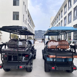 Elegante Carro de Golf Eléctrico Todoterreno Azul para 2 Personas, para Recreación Personal al Aire Libre - Product Image 6
